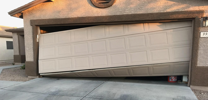 damaged garage door opener repair in Chatsworth